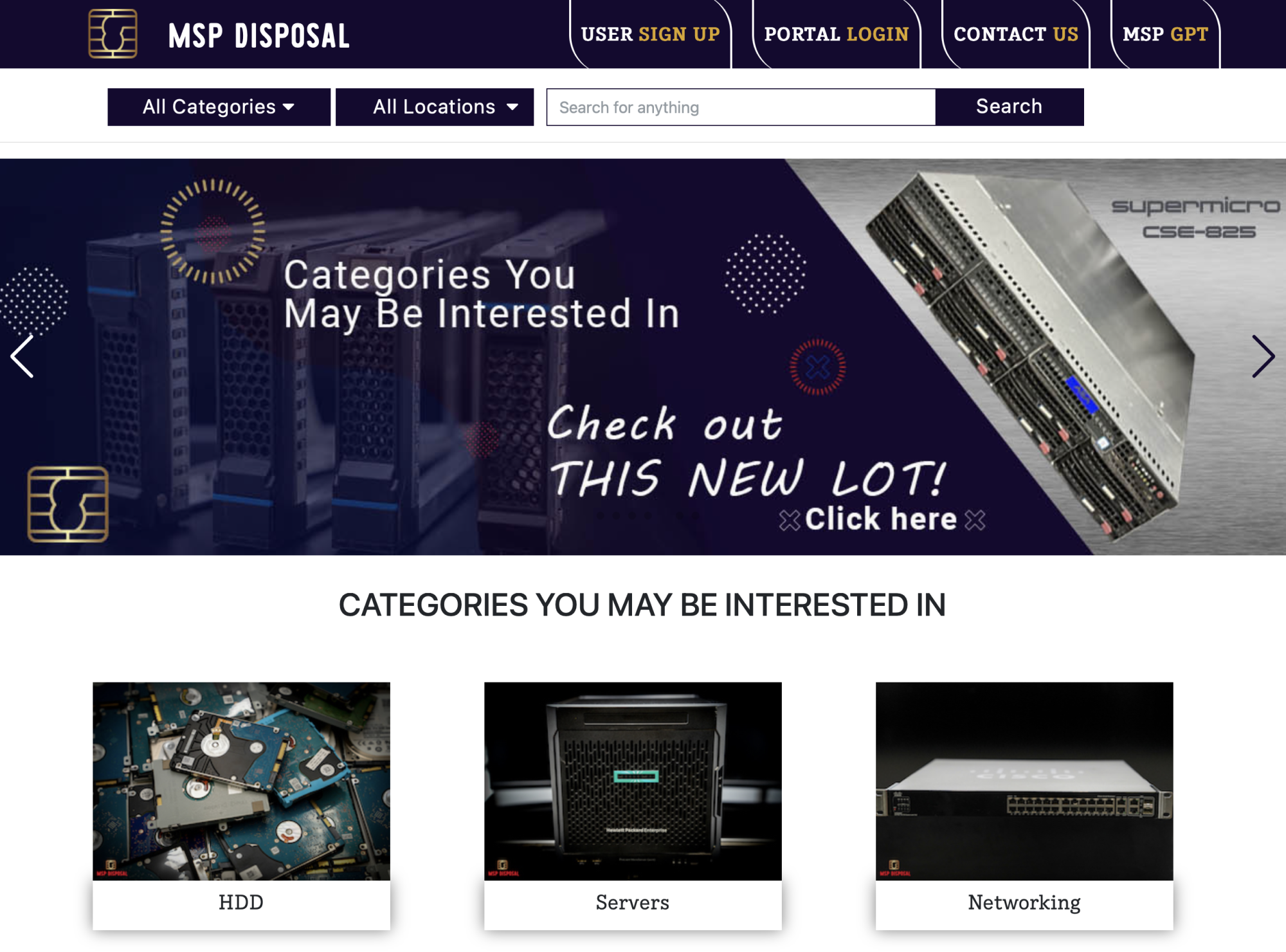 MSP DISPOSAL